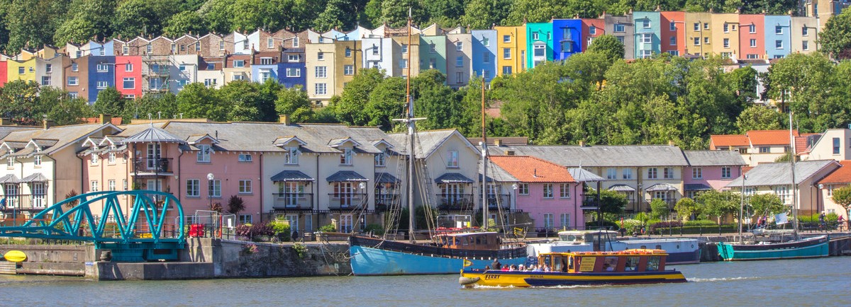 Bristol houses and Harbour